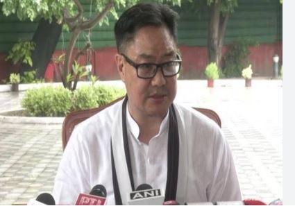 किरेन रीजीजू ने कहा- संसद की कार्यवाही नहीं चलने देने पर सरकार की अपेक्षा विपक्ष को ज्यादा नुकसान